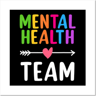 Mental Health Team Back To School Teacher Posters and Art